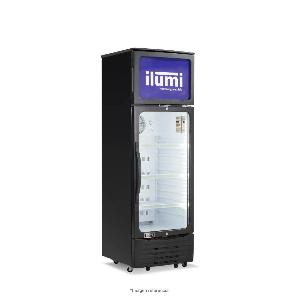 Bc Cooler (Conservador Y Congelador) Puerta  Vidrio Vertical  370L Ilumi