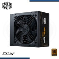 FUENTE COOLER MASTER MWE 650W V3 230V 80 PLUS BRONZE (PN:MPE-6501-ACABW-3BUS)
