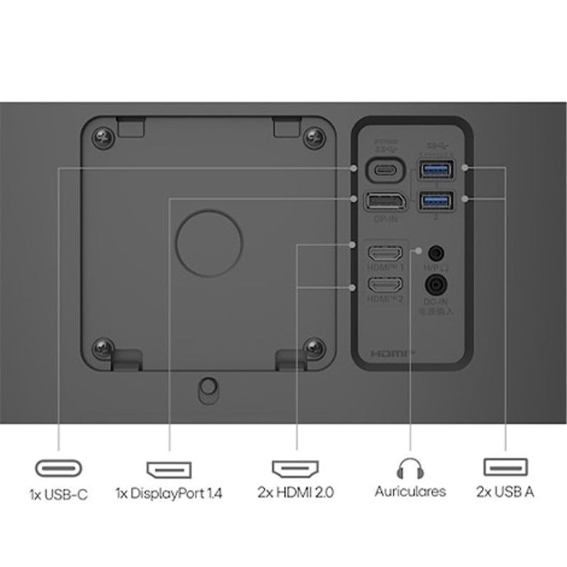MONITOR LG LED 27" 27U730A-B IPS HDR10 HDMI
