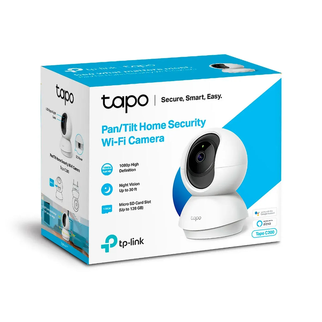 TAPO C200 CAMARA TP-LINK INTERIOR WIFI FULL HD (1920X1080) 2MP TP-LINK
