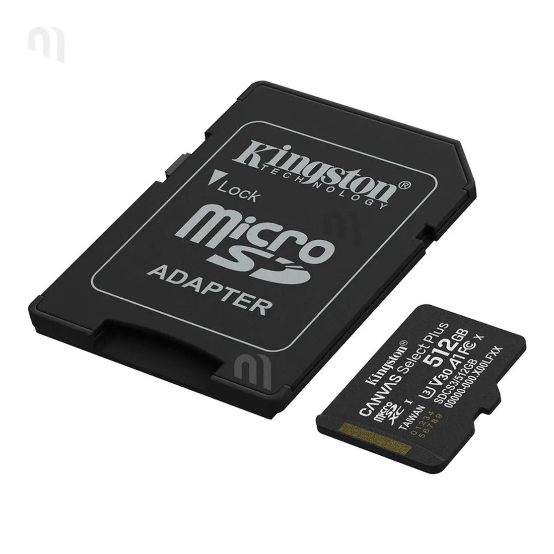 MEMORIA MICROSDHC 512GB 150MB/S C10+ADP KINGSTON (SDCS3/512GB)