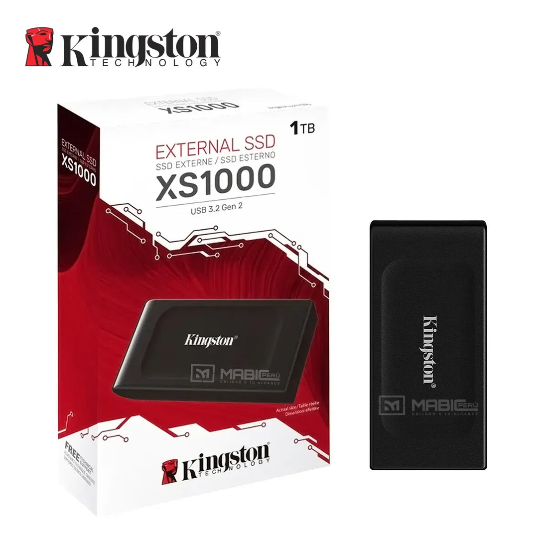 SSD EXTERNO 1TB XS1000 KINGSTON (SXS1000/1000G)