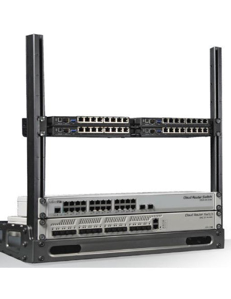 (solidRACK 10) rack de escritorio de 19" y 10U con ángulo ajustable