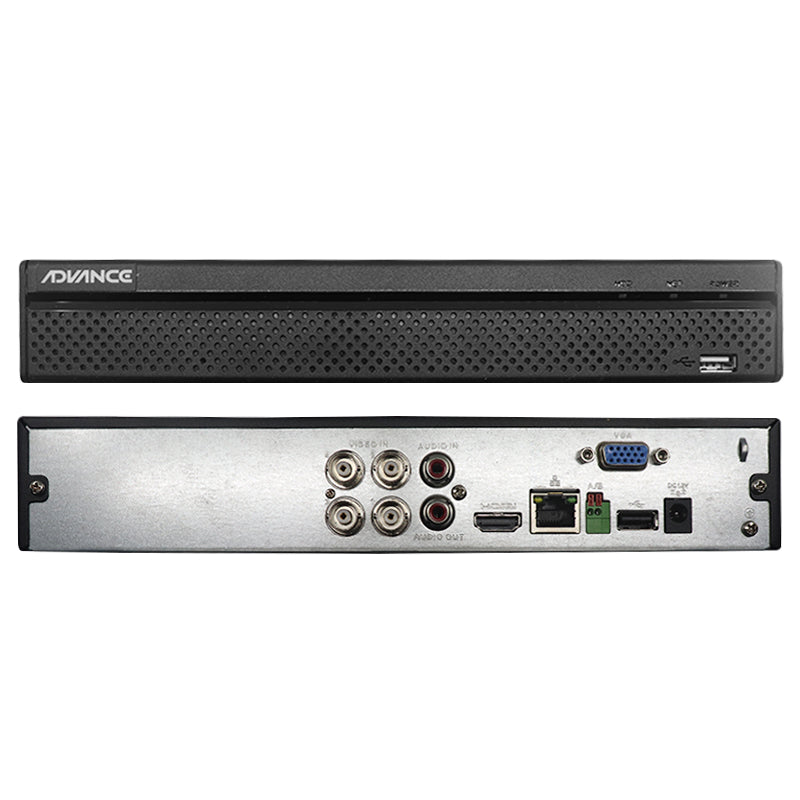 Dvr Advance Adv-Dvr1 5 En 1 De 4 Canales Analógicos/Hdcvi/Hdtvi/Ahd + 1 Canal Ip