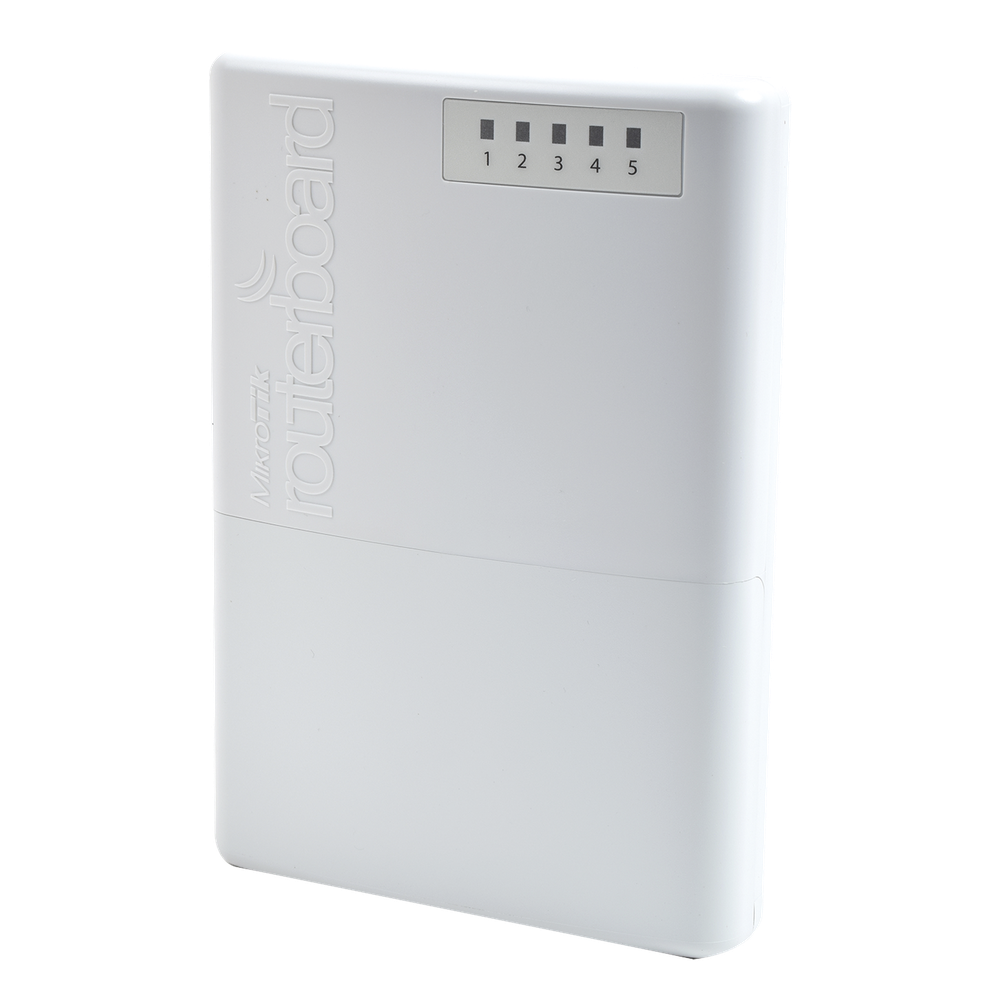 (PowerBox) RouterBoard, 5 Puertos Fast Ethernet con PoE Pasivo, para exterior