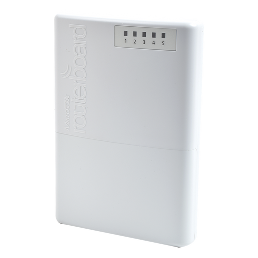 (PowerBox) RouterBoard, 5 Puertos Fast Ethernet con PoE Pasivo, para exterior