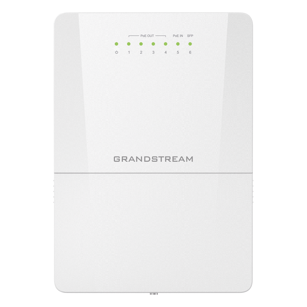 Switch PoE Lite administrable para exteriores de 6 puertos / Clasificación IP66 a prueba de polvo y agua