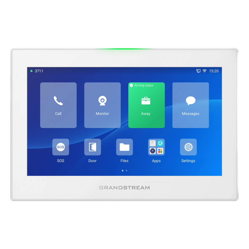 Estación de Intercomunicación SIP con Wi-Fi 6, Bluetooth y Control Total para Agendamiento de Salas (Color Blanco)