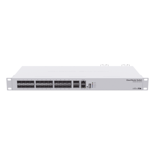 Cloud Router Switch, Sistema Operativo Dual 24 Puertos 10G SFP+, 2 Puertos 40G QSFP+