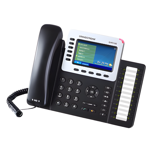Teléfono IP Empresarial de 6 Líneas con Pantalla a Color y Audio HD, PoE