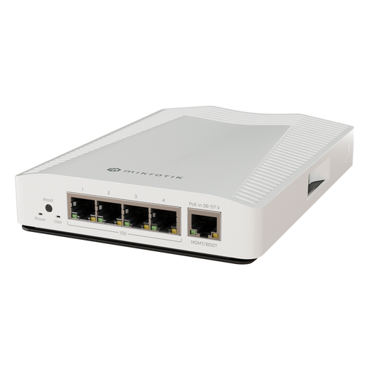 Cloud Router Switch / 4 puertos 10Gbps / Montaje en pared o Riel Din