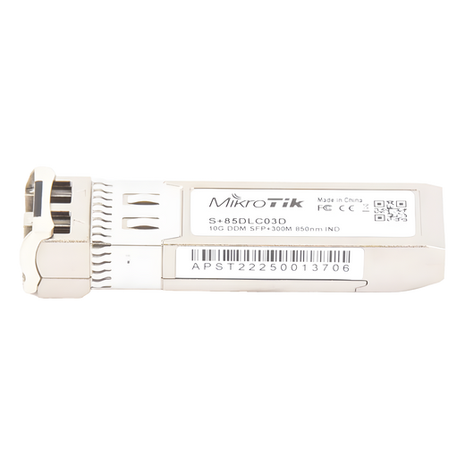 Transceptor MiniGbic SFP+ 10G LC Duplex para fibra Multi Modo 300mts