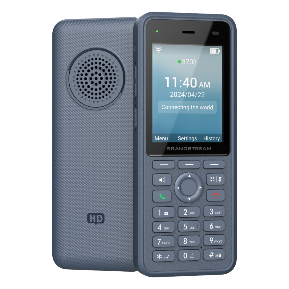 Teléfono IP Wi-Fi Inalámbrico WP836 / Wi-Fi 6 / Batería 3000 mAh/ Compatibilidad con Códec Opus HD