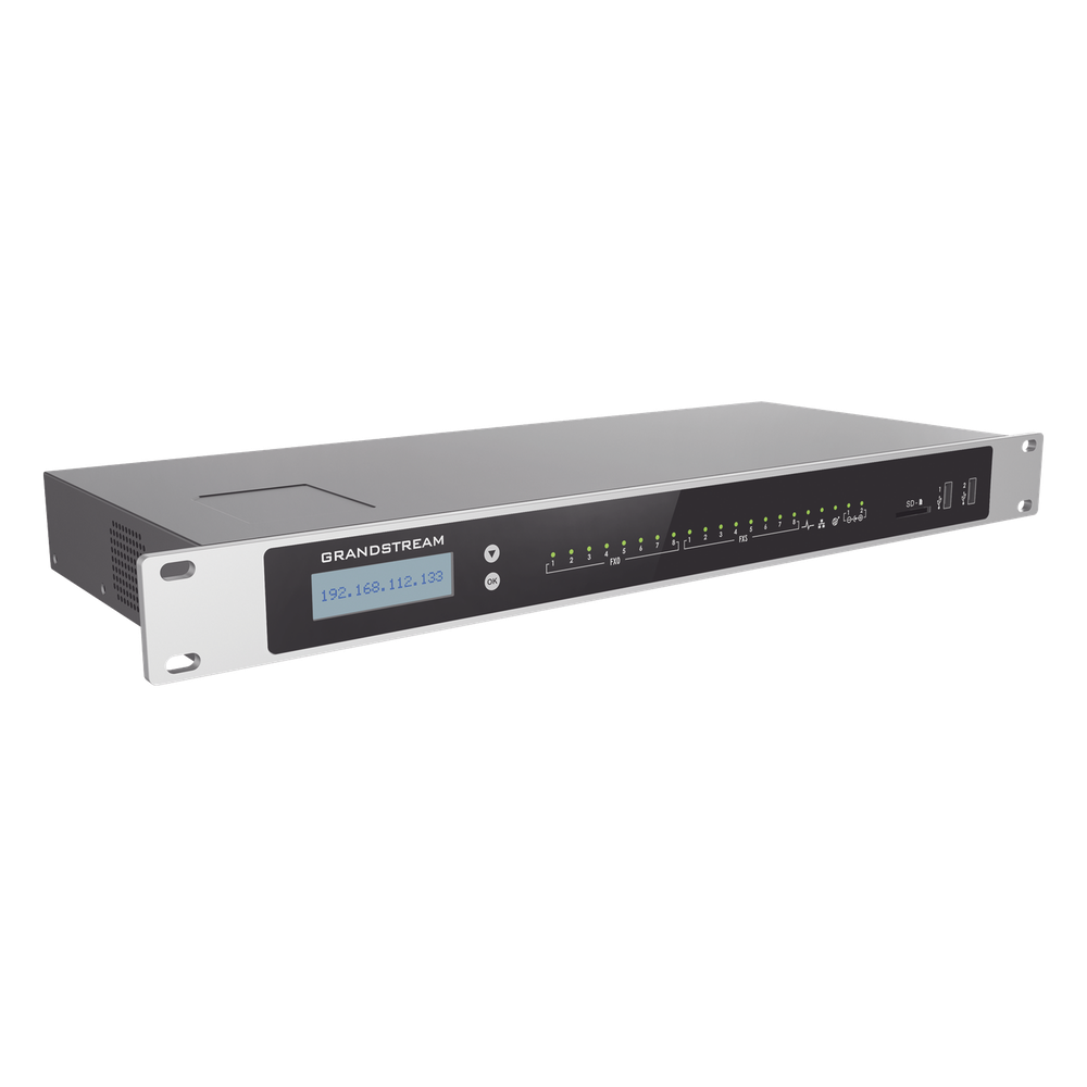 Conmutador IP-PBX para hasta 3000 usuarios y 450 llamadas simultaneas, 8FXS, para solución de comunicaciones unificadas