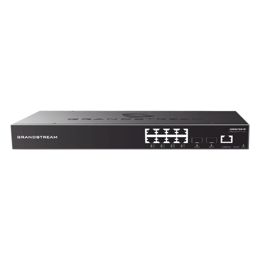 Switch PoE+ Gigabit Administrable / 8 puertos 10/100 / Compatible con GWN Cloud.