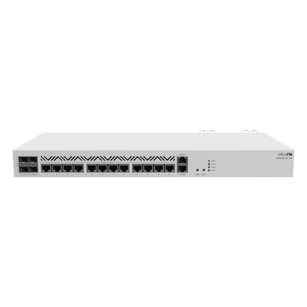 Cloud Core Router 16 Nucleos ARM, 13 puertos Gigabit, 4 SFP+ 10G