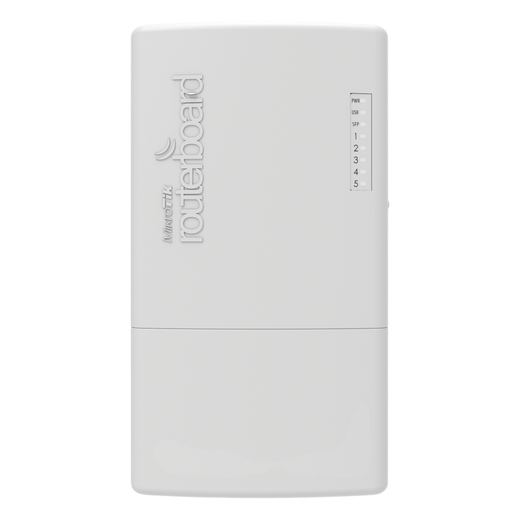 (PowerBox Pro) Router para exterior 5 puertos Gigabit, PoE Pasivo o 802.3af/at