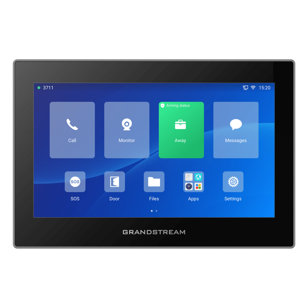 Estación de Intercomunicación SIP con Wi-Fi 6, Bluetooth y Control Total para Agendamiento de Salas (Color Negro)