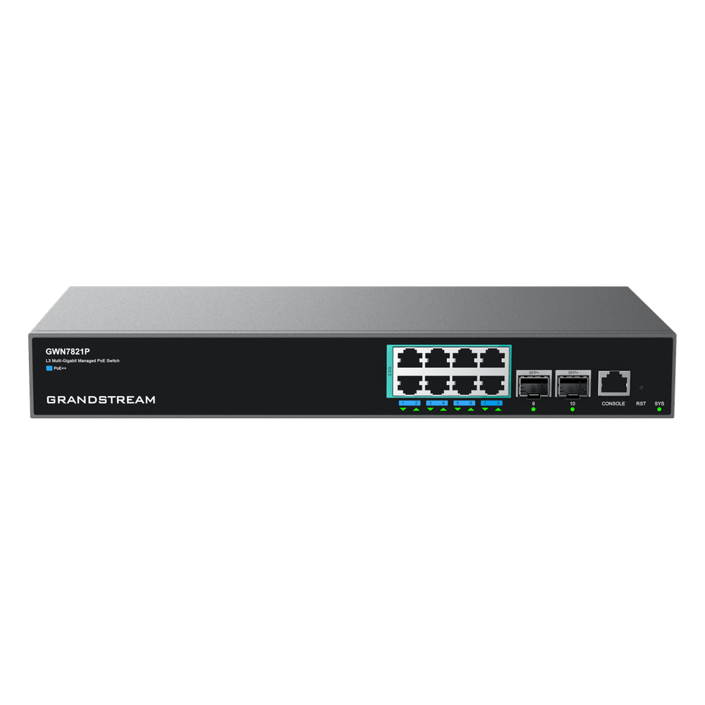 Switch PoE Multigigabit Capa 3 / 8 Puertos Ethernet 2.5 G/ Stacking hasta 4 Dispositivos