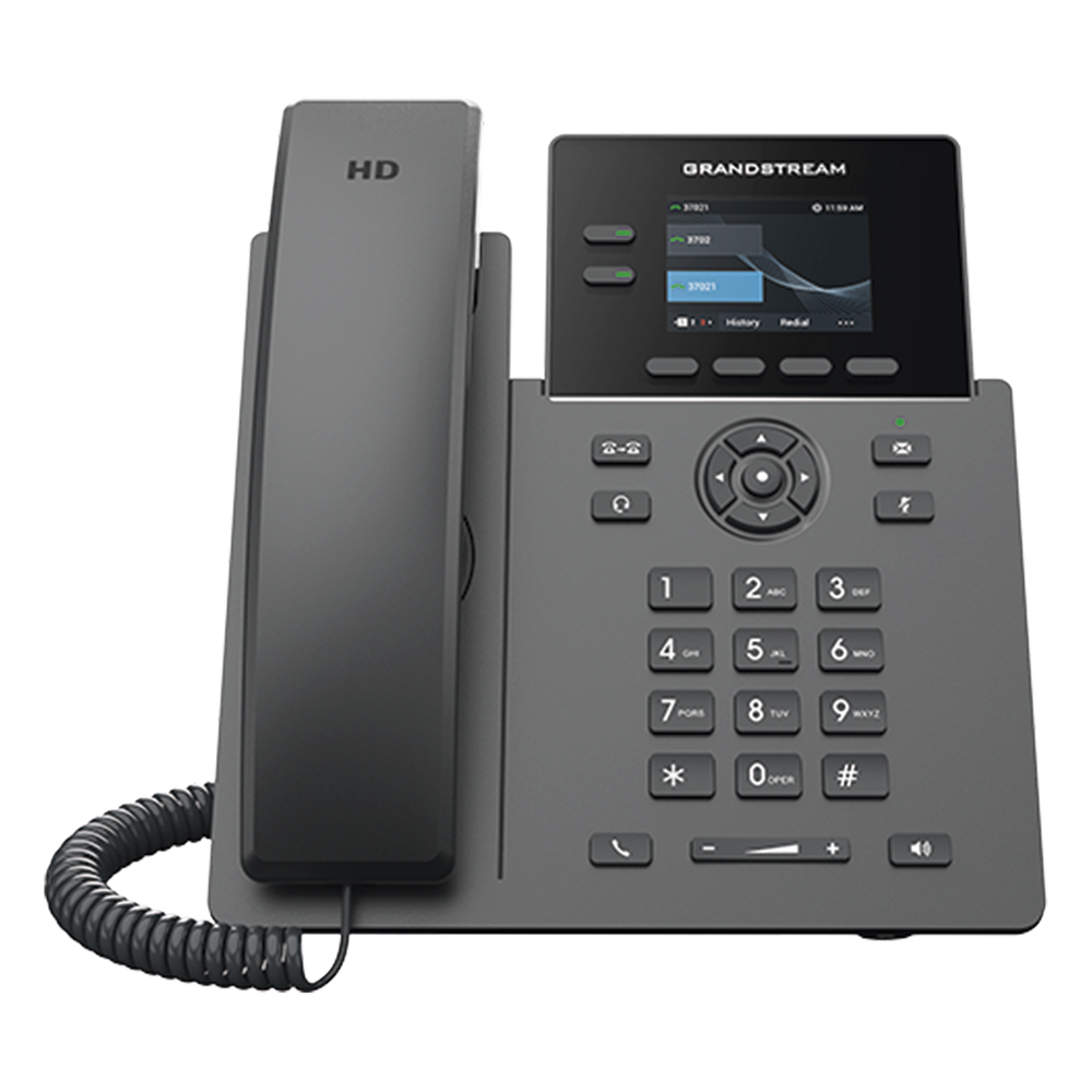 TELÉFONO IP POE GRADO OPERADOR DE 2 LÍNEAS / PANTALLA LCD TFT 2.4 PULGADAS COLOR / CONFERENCIAS DE AUDIO 5 VÍAS
