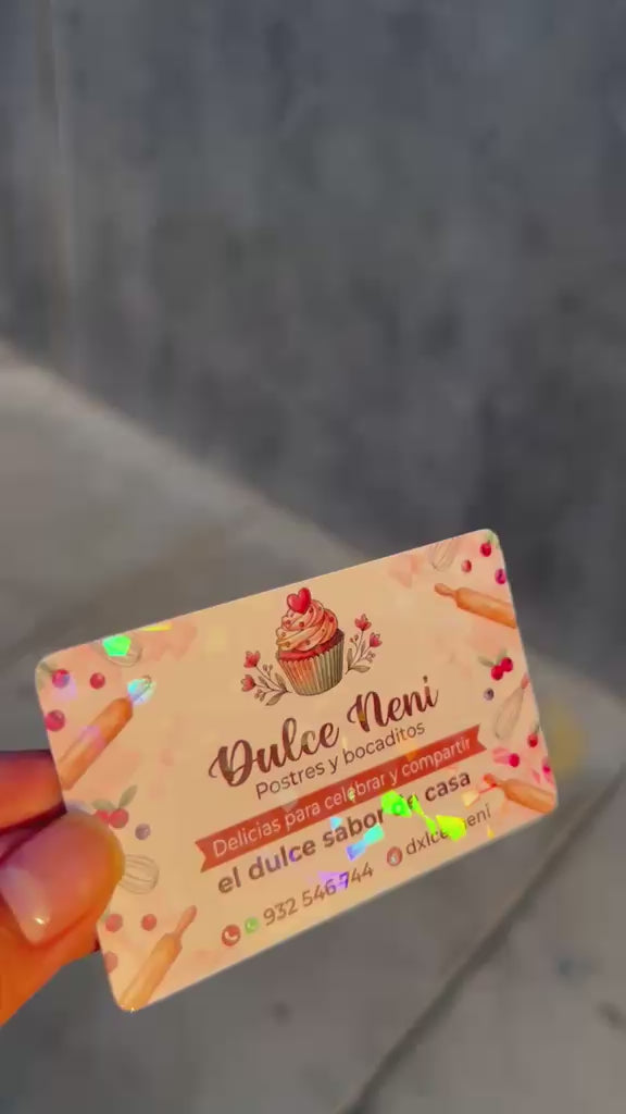Tarjetas holograficas