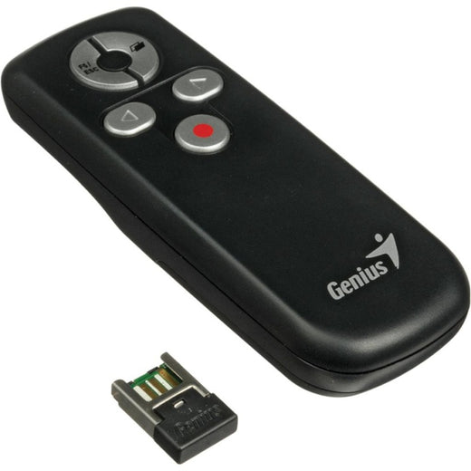 PRESENTADOR GENIUS C/PUNTERO MEDIA POINTER 100 RUN CARD BLACK (PN 31090015100)