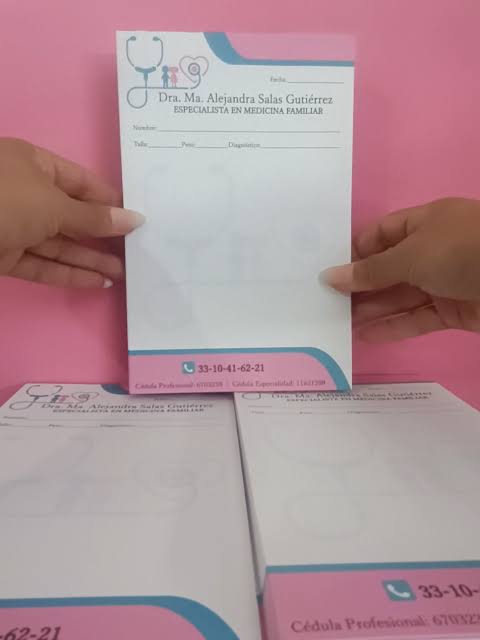 Hojas Membretes Recetario Semanario Individuales Formato de registro Documentos otros