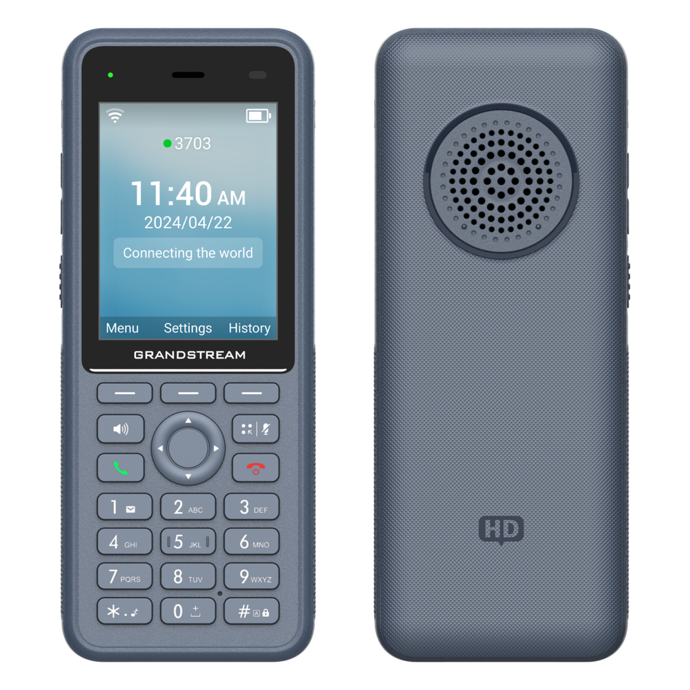 Teléfono IP Wi-Fi Inalámbrico WP836 / Wi-Fi 6 / Batería 3000 mAh/ Compatibilidad con Códec Opus HD