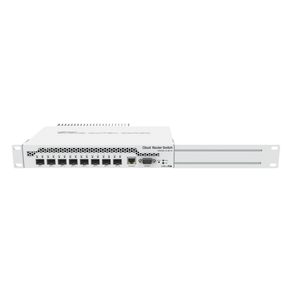 Switch administrable Sistema Operativo Dual, puerto 1G Rj45, 8 puertos 10G SFP+ para Escritorio