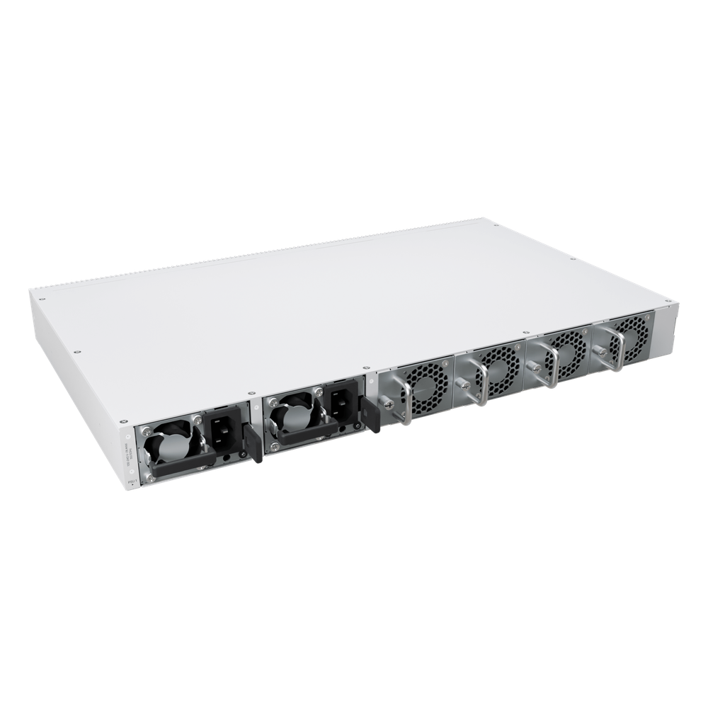 Switch/Router, CPU 4 nucleos 2000 MHz, 2x400G QSFP56-DD, RouterOS V7