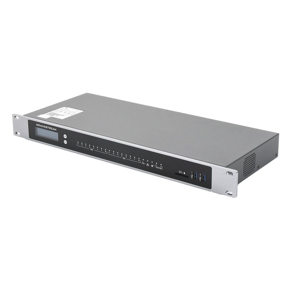 Conmutador IP-PBX para hasta 1500 usuarios y 200 llamadas simultaneas, 8FXS, solución para PyMEs