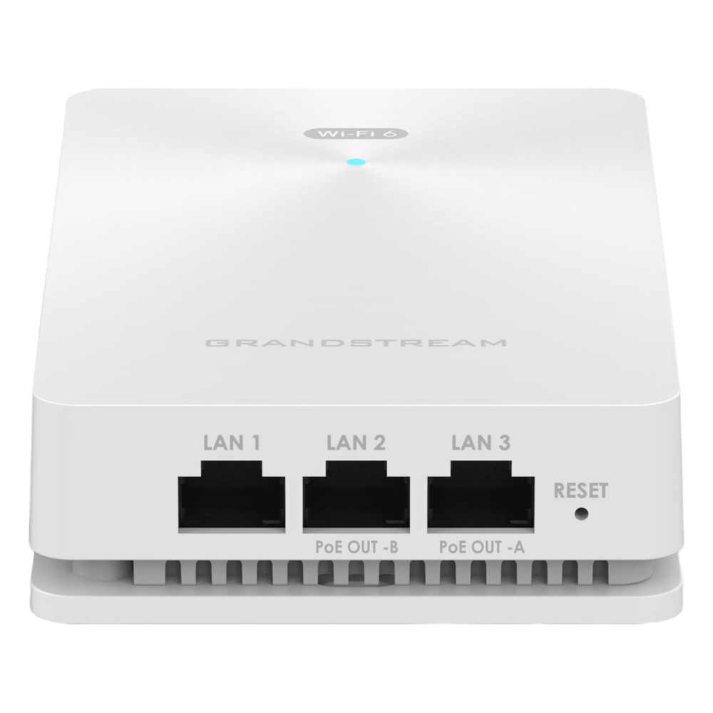 Punto de acceso Wi-Fi 6 802.11ax de pared, Throughput inalámbrico de 3 Gbps y 4 puertos Gigabit cableados