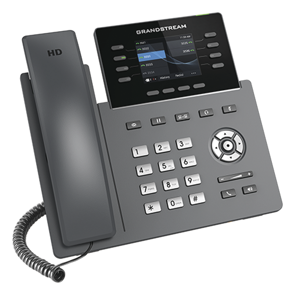 Teléfono IP Wi-Fi, Grado Operador, 8 líneas SIP con 4 cuentas, IPV4/IPV6 con gestión en la nube GDMS