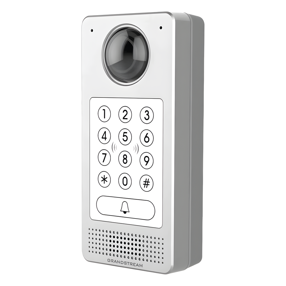 Videoportero IP (SIP) FISHEYE, apertura por código, Antivandálico, llamada y/o tarjeta, teclado retro-iluminación