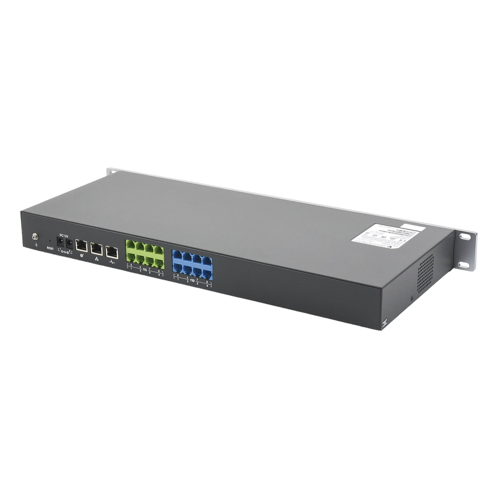 Conmutador IP-PBX para hasta 1500 usuarios y 200 llamadas simultaneas, 8FXS, solución para PyMEs