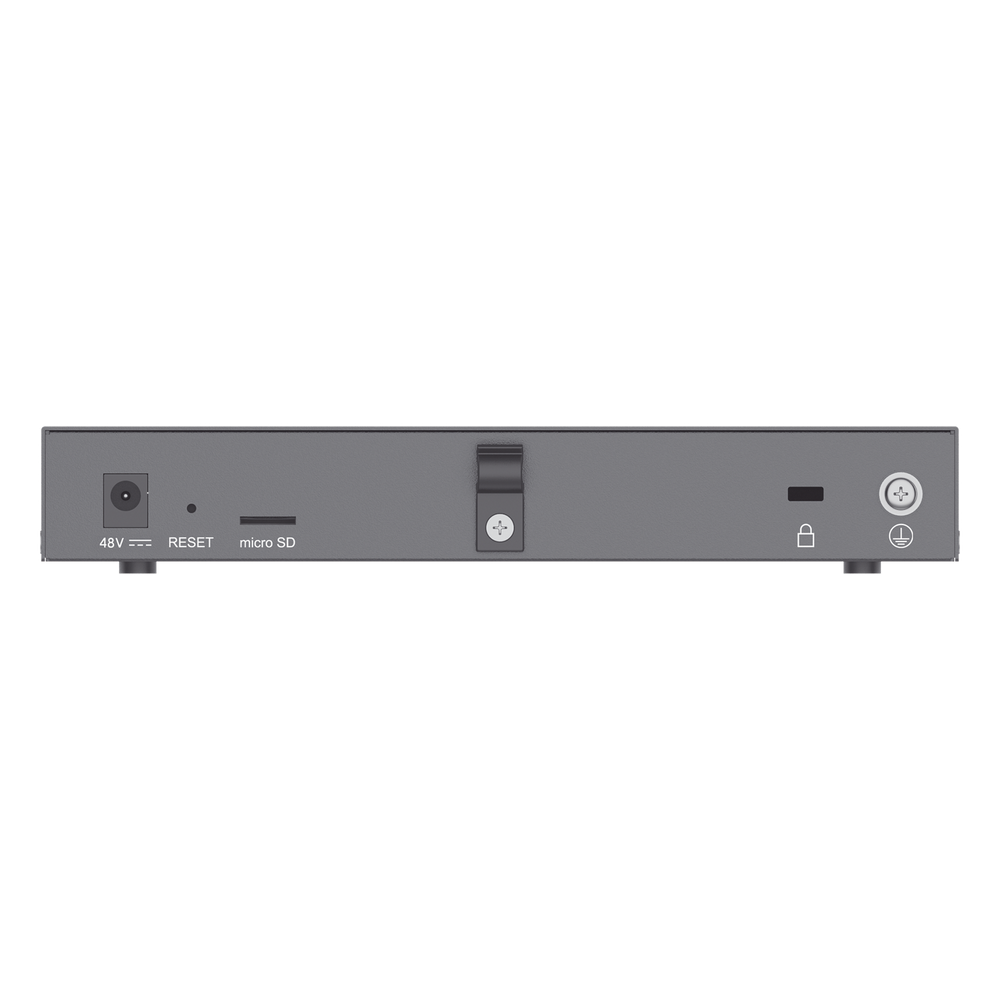 4 en 1: Firewall Generación, Router, Switch Gigabit de 5 Puertos SFP 2.5 Gigabit / Todos los puertos son configurables WAN/LAN