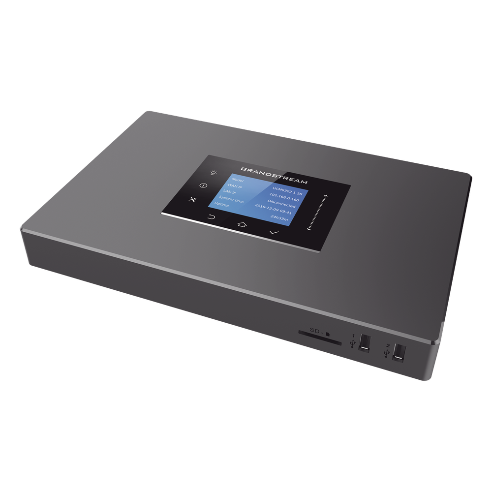IP-PBX UCM6302A / 500 Usuarios / 75 Llamadas Simultáneas/ Solución Híbrida On-Premise y Cloud