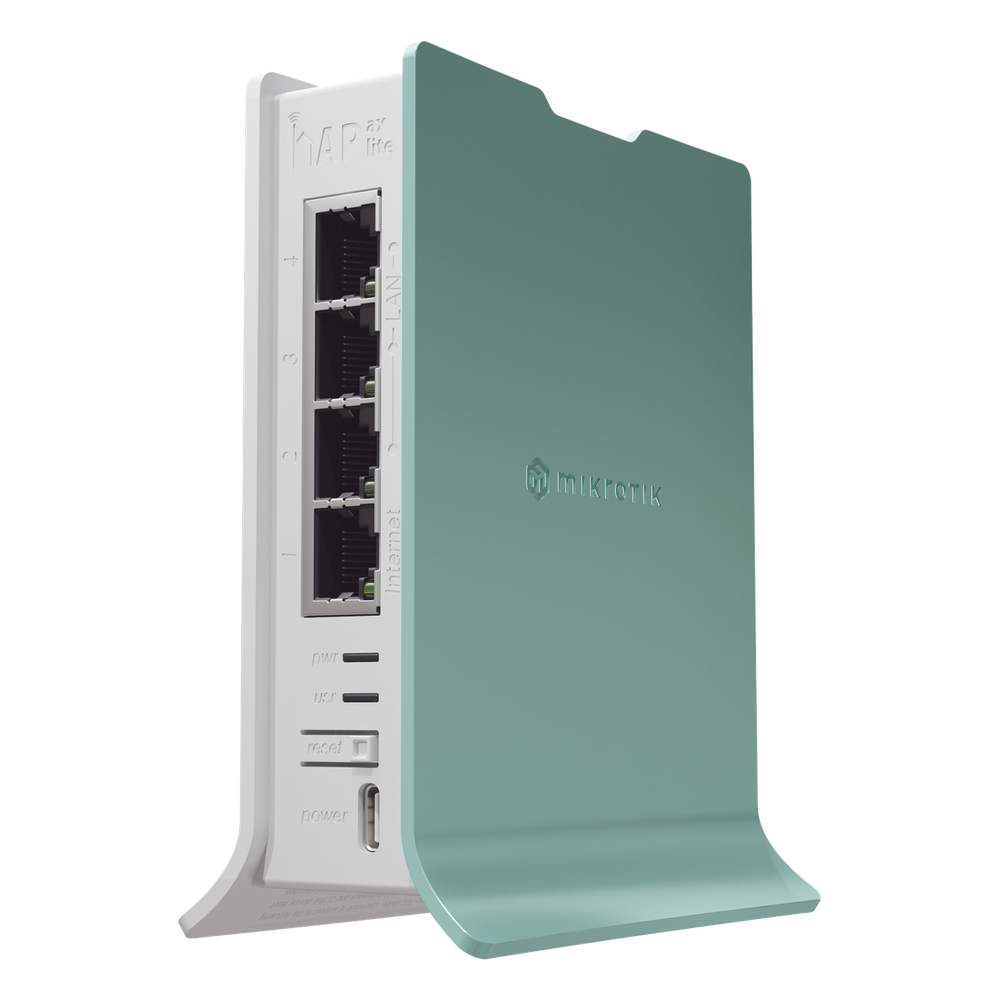 Router WiFi 2.4 Gen6 802.11b/g/n/ax 160mW de potencia, 4 puertos Gigabit