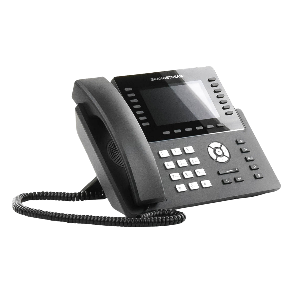 Teléfono IP Wi-Fi, Grado Operador, 14 líneas, pantalla LCD 5", IPV4/IPV6 con gestión en la nube GDMS