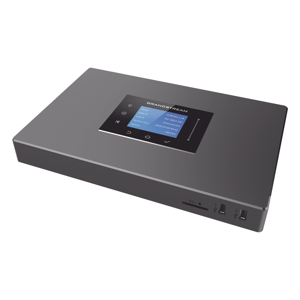 Conmutador IP-PBX para hasta 1000 usuarios y 150 llamadas simultaneas, 2FXS, para solución de comunicaciones unificadas