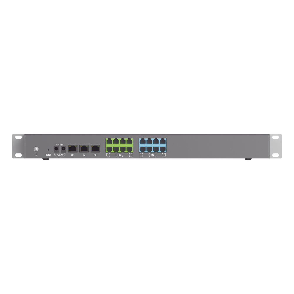 Conmutador IP-PBX para hasta 3000 usuarios y 450 llamadas simultaneas, 8FXS, para solución de comunicaciones unificadas
