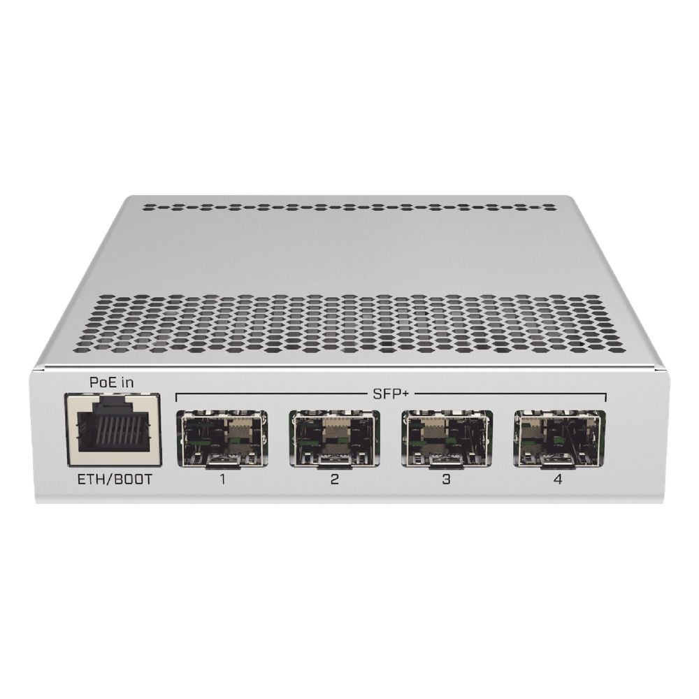 Switch administrable Sistema Operativo Dual, puerto 1G Rj45, 4 puertos 10G SFP+ para Escritorio