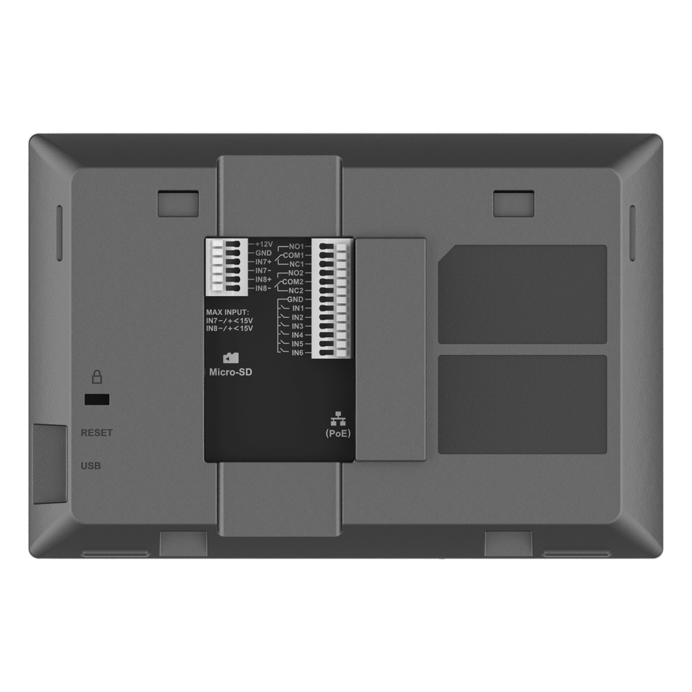 Estación de Intercomunicación SIP con Wi-Fi 6, Bluetooth y Control Total para Agendamiento de Salas (Color Negro)