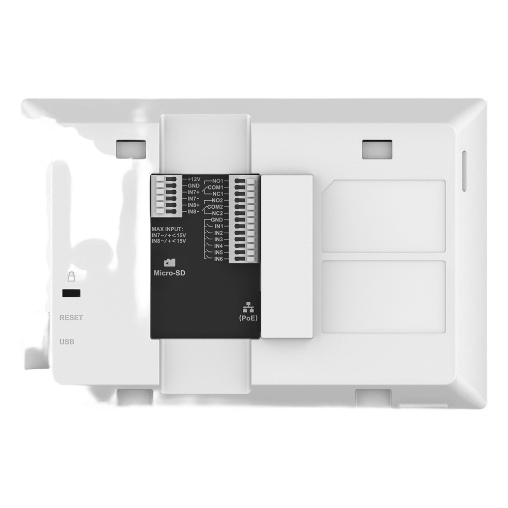 Estación de Intercomunicación SIP con Wi-Fi 6, Bluetooth y Control Total para Agendamiento de Salas (Color Blanco)