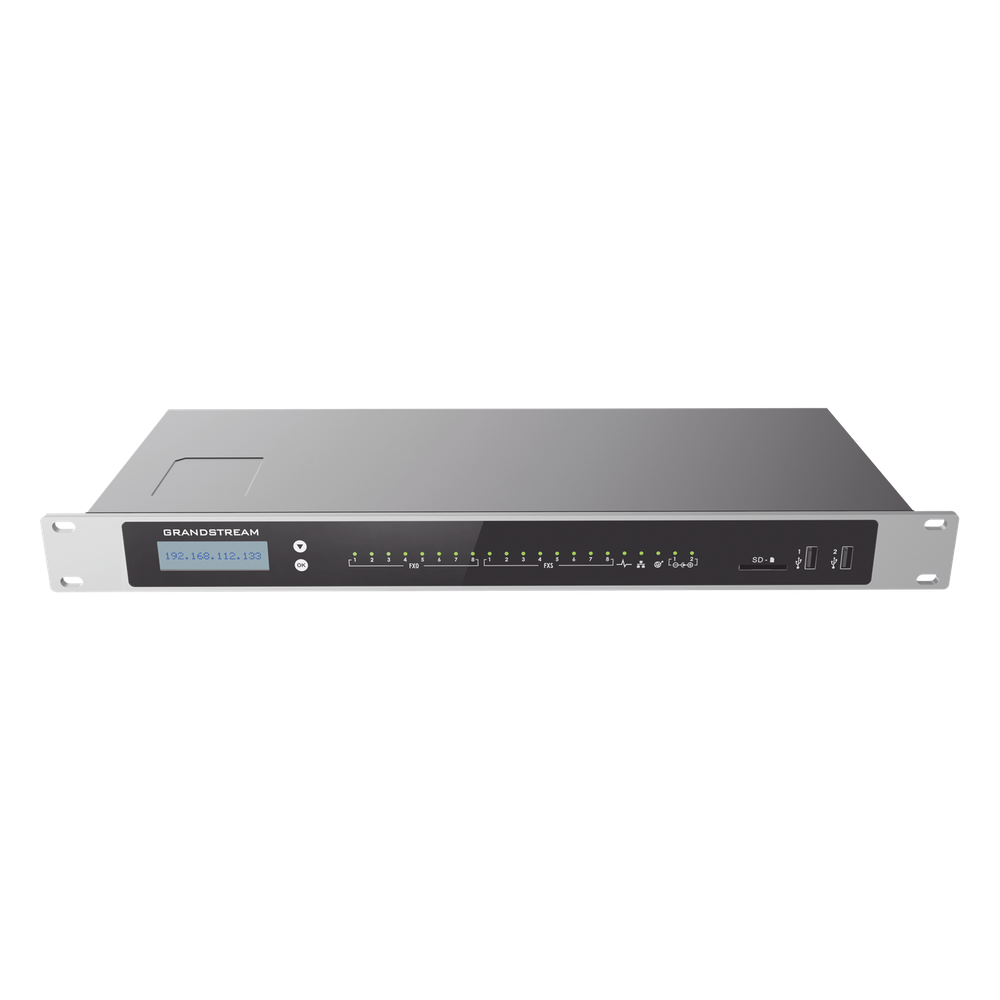 Conmutador IP-PBX para hasta 3000 usuarios y 450 llamadas simultaneas, 8FXS, para solución de comunicaciones unificadas