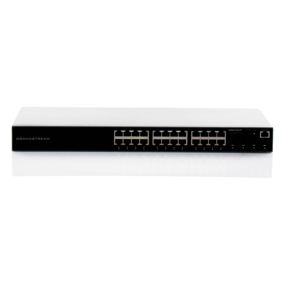 Switch PoE+ Administrable / 24 Puertos 10/100/360W PoE Total / Montable en Rack