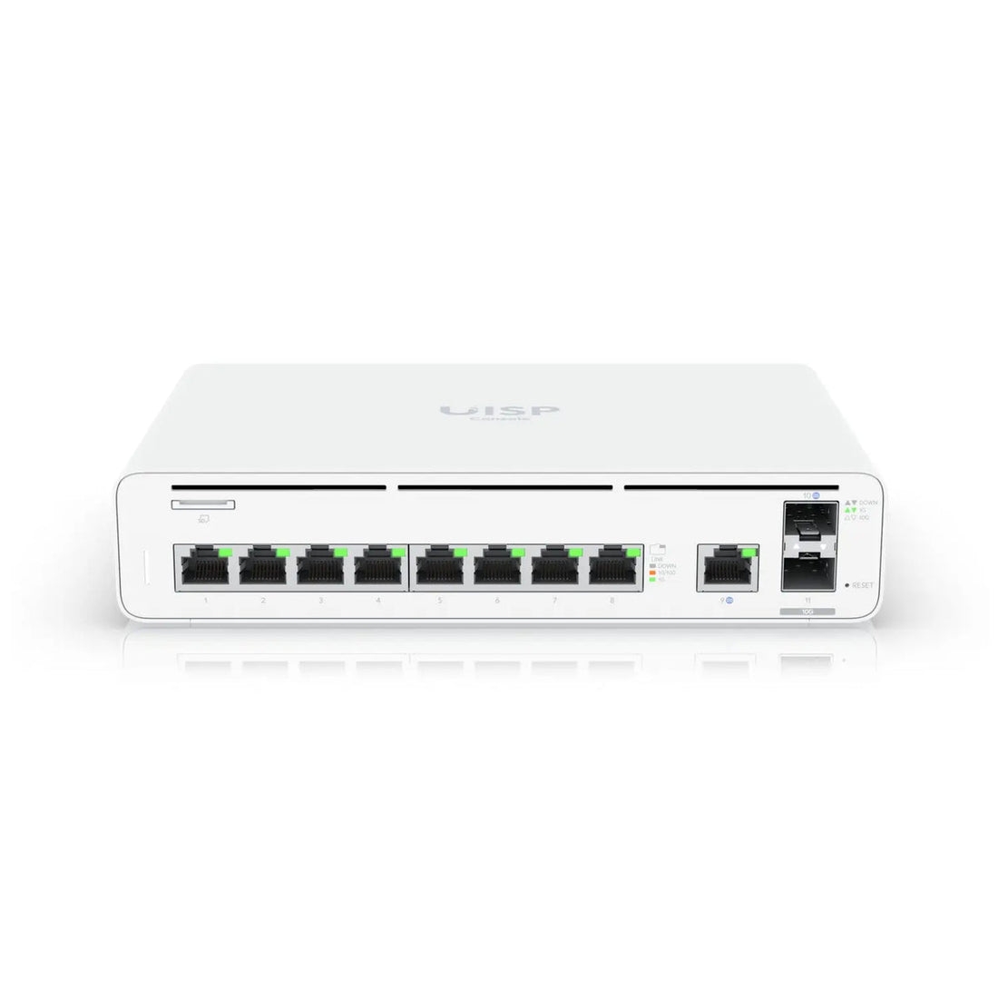 Consola UISP con Gateway y Switch Gigabit