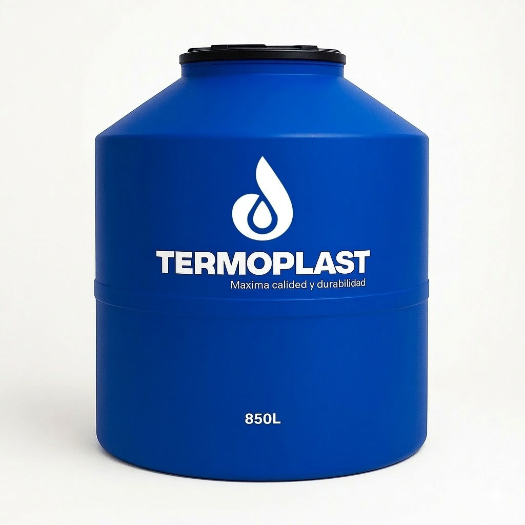 ELEVATED BLUE WATER TANK 850 LT THERMOPLAST