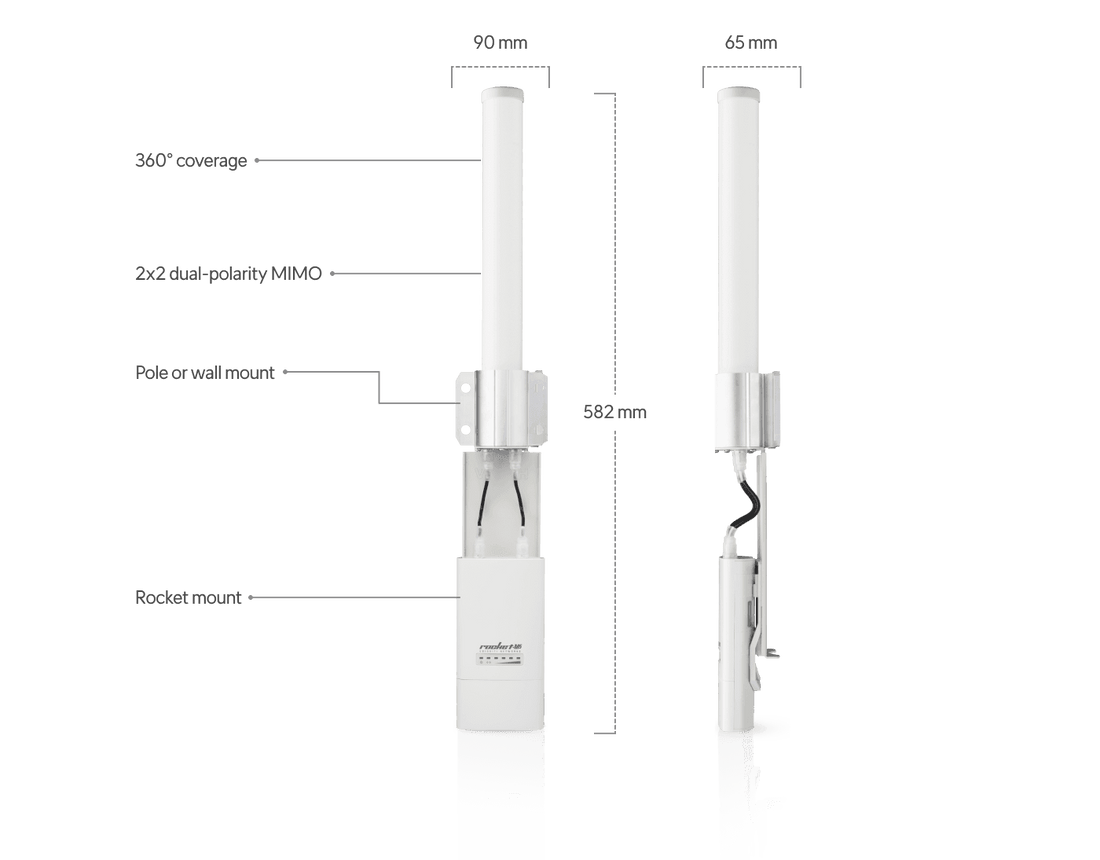 Antena omnidireccional AirMax de 5 GHz