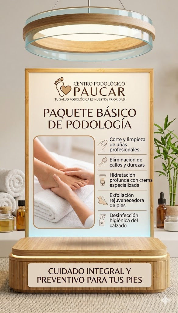 Paquete Básico Servicio Podologico, Corte, Limpieza, Callos, Hidratacion, Exfoliacion De Uñas